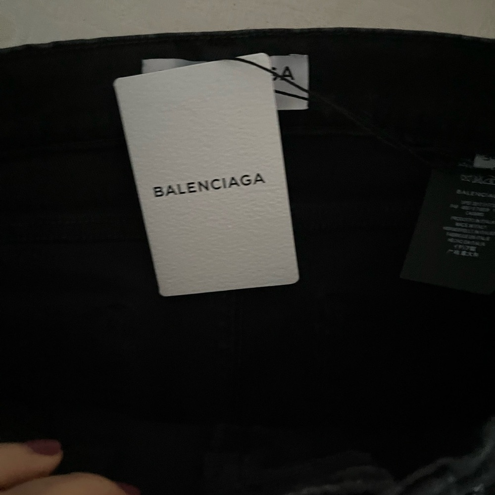 Balenciaga Women's Black Skinny Jeans - Picture 6 of 7